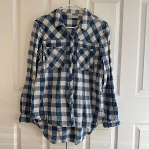 Love, Fire Flannel Button-Up Shirt